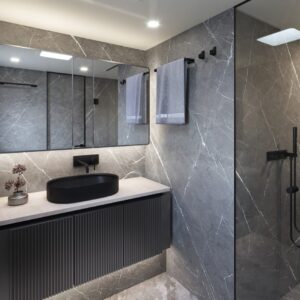 Sunreef Shades of Grey for charter bathroom